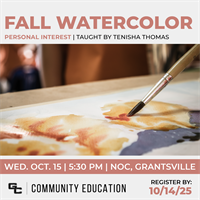 Fall Watercolor Painting Class