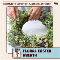 Floral Easter Wreath