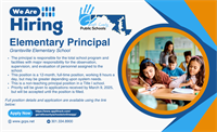 Garrett County Public Schools is hiring! Elementary Principal