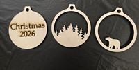 Bearly Christmas Ornament