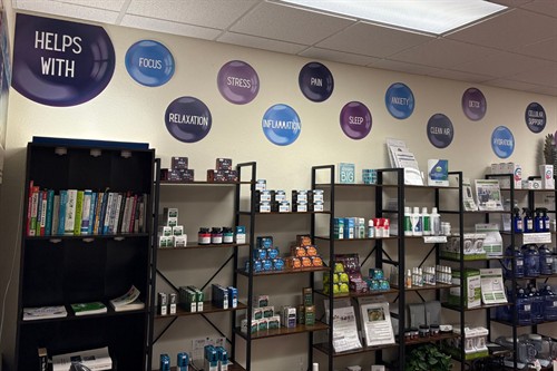 Retail area of our store