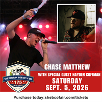 Hayden Coffman Joins Chase Matthew at Sheboygan County Fair