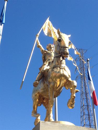 Gilded Joan of Arc