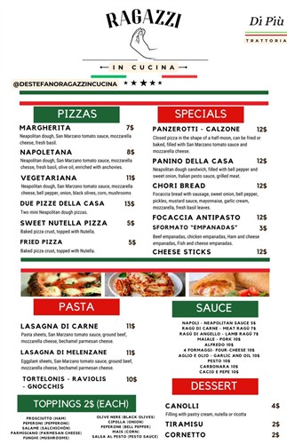 Ragazzi in Cucina – Frozen Foods & Restaurant Consulting We create custom frozen menus, promotional videos for restaurants, kitchen management solutions, maintenance support, culinary training, and more.