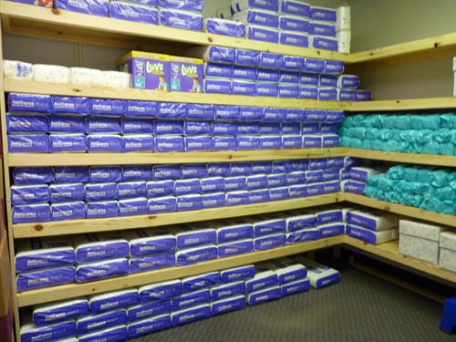 Diaper Storage at BabyCare.