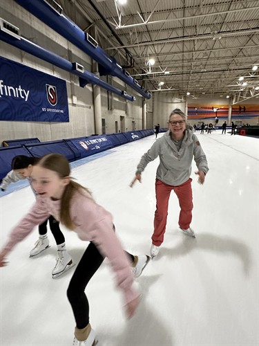 Keeping up with kids at The Pettit National Ice Center. March 14th 2026. ????