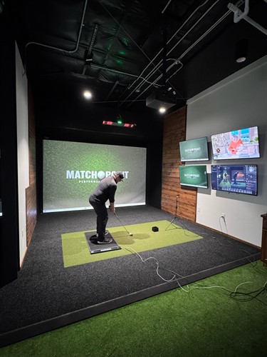 Golf Simulators at Th Country Club at Match Point Performance
