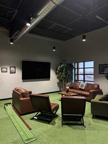 The Country Club (golf simulator room) at Match Point Performance