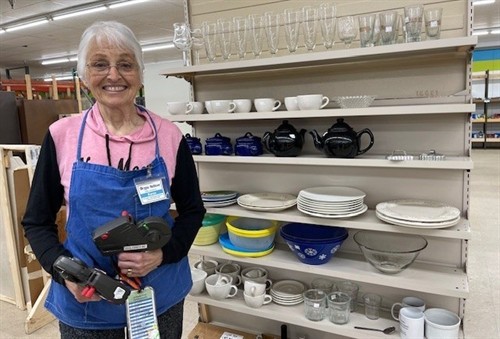 Karen, a faithful ReStore volunteer
