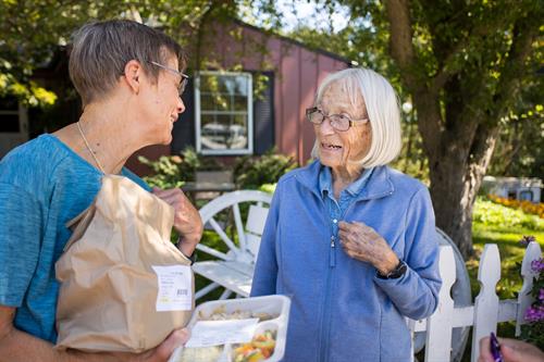 Fresh meal delivery fosters independence.