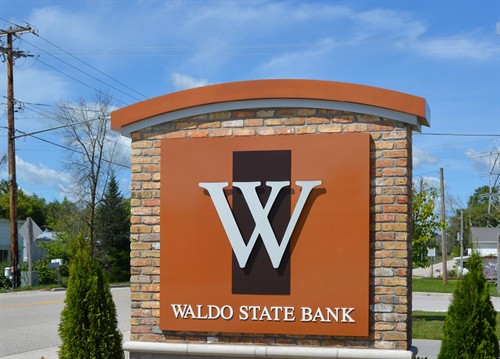 Waldo State Bank Highway Sign