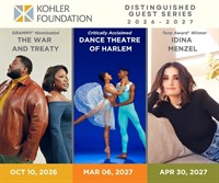 Kohler Foundation Announces 2026-2027 Distinguished Guest Series Featuring The War and Treaty, Dance Theatre of Harlem, and Idina Menzel