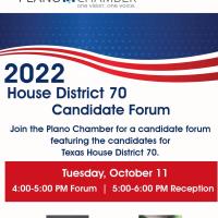 Candidate Forum & Reception - Texas House District 70