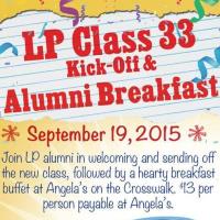 LP33 Kick-off and Alumni Breakfast