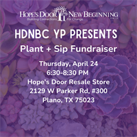 Hope's Door YP - 2025 Plant + Sip Fundraiser