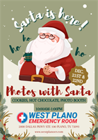 West Plano ER - Pictures with Santa