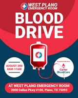 West Plano ER - Blood Drive