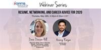 Introducing the ICONMA Webinar Series. Resume Writing, Interview Prep, Networking Advice for 2020