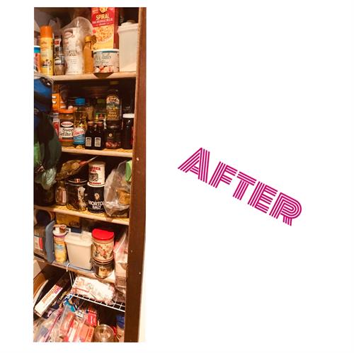 After Photo of Pantry