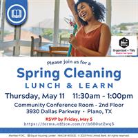 First United Bank: Spring Cleaning Workshop!