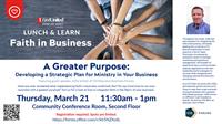 First United Bank Faith Pillar - Lunch & Learn - Faith in Business