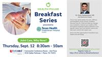 First United Bank Health Pillar Breakfast Series - Joint Care, Why Now?