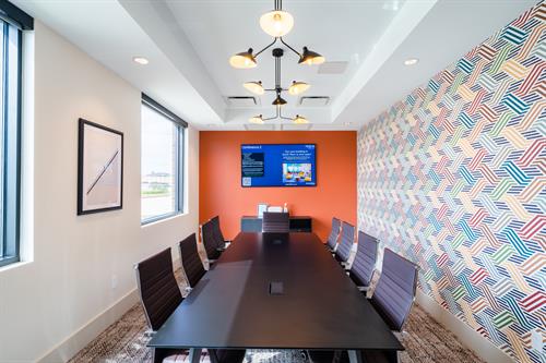 Connect wirelessly in all of our private, well appointed conference rooms