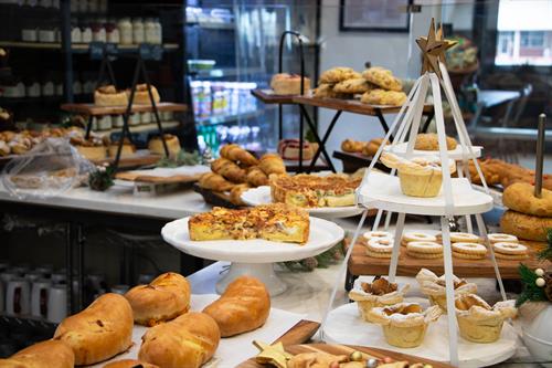 A large variety of pastries