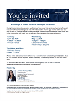 Community Event: Knowledge is Power: Financial Strategies for Women