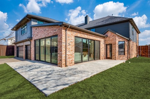 Family Room and Gym Addition in Plano, Texas.