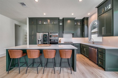 Kitchen and Fireplace Remodel in Mckinney, Texas.