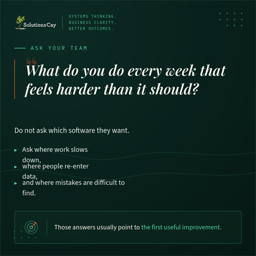 What do you do every week that feels harder than it should?