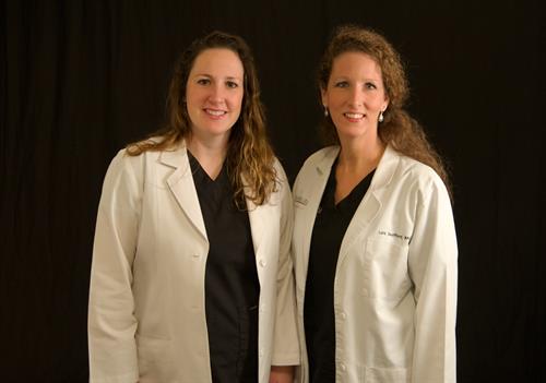 Owners and sisters Codi Triesch, PharmD, and Lark Swofford, R.Ph..