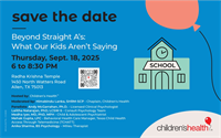 Community Event: Beyond Straight A’s: What Our Kids Aren’t Saying