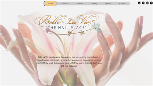 Website Designs - Nail Salon