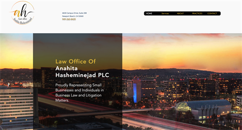 Website Design - AH Law Firm