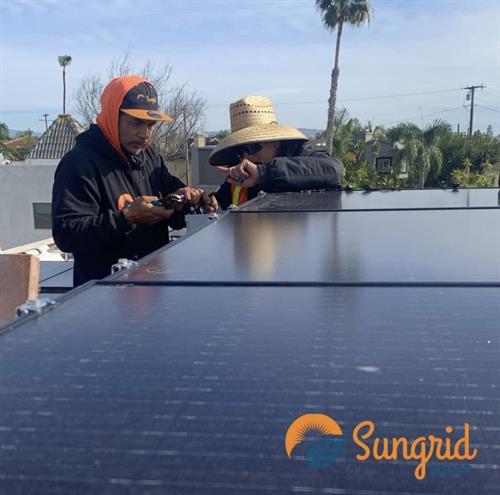 Another day at the office! We take great pride in our work. Every installation is carefully designed, planned, and executed with passion and excellence. Contact us today! www.gosunngrid.com  (949) 309-2453