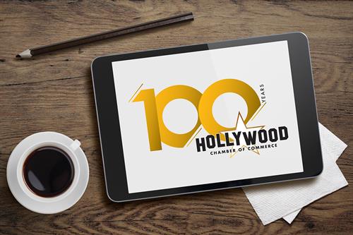 100th Anniversary Logo for Hollywood Chamber of Commerce