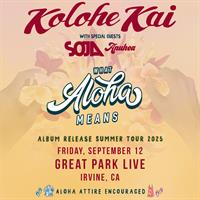 Kolohe Kai - What Aloha Means (Album Release Summer Tour 2025)