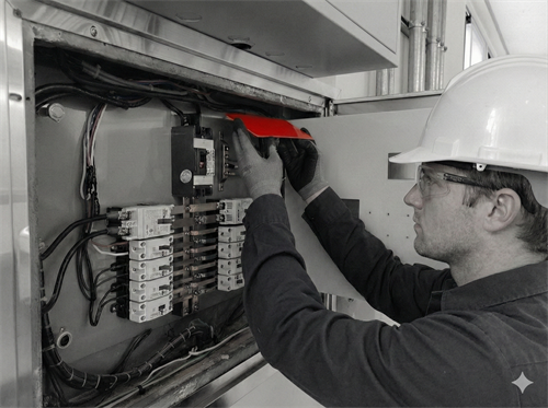 Fire suppression passive sticker for enclosures. 