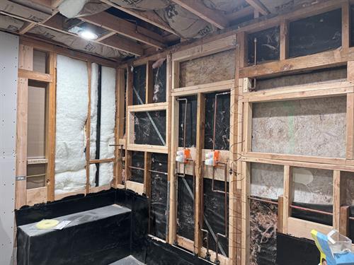 New plumbing construction