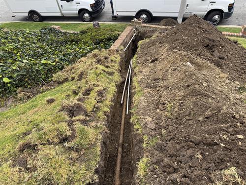 Replacing the main supply line