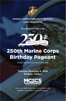 250th Marine Corps Birthday Pageant & Sponsorship Reception