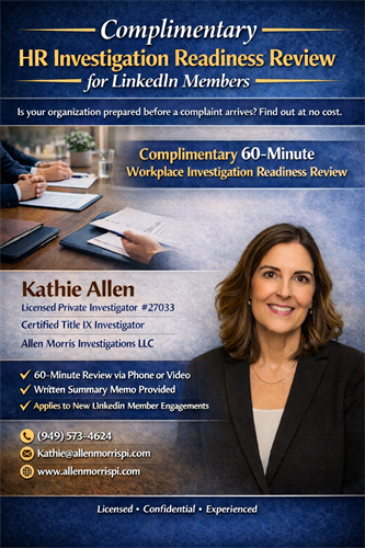 Is your organization prepared to respond effectively when a workplace complaint arises, or will gaps in your procedures only become clear after the situation escalates?