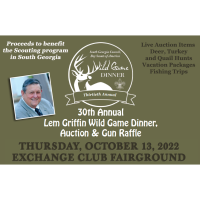 South Georgia Council, Boy Scouts of America Wild Game Dinner