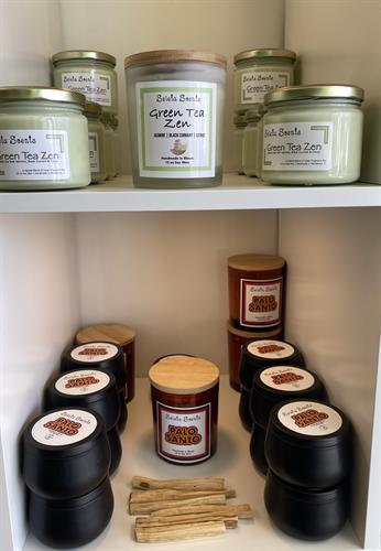 Shop our selection of non-toxic soy candles and smelly goods