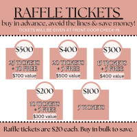 RAFFLE TICKETS IN ADVANCE