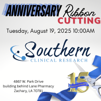 Anniversary Ribbon Cutting - Southern Clinical Research