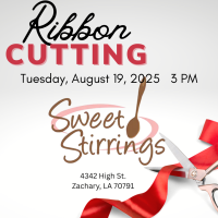 Ribbon Cutting -Sweet Stirrings