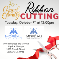 Ribbon Cutting -Moreau Physical Therapy and Fitness Center
